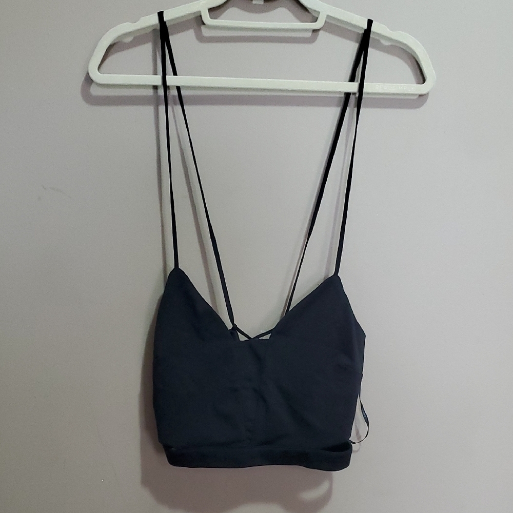 Forever 21 Black Strappy Women's Bralette Size Large